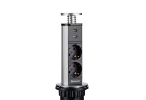 پریز توکار کابینتی استوانه ای مدل M205